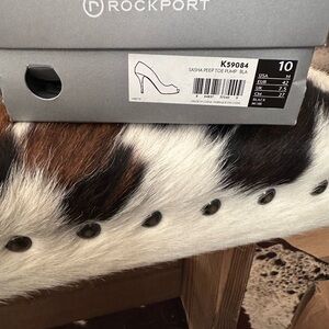 Rockport Black Peep Toe Heels